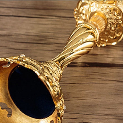 Two PCS/Set Sapphire Single Candle Light Dinner Candle Holder Decoration Wedding Candle Holder