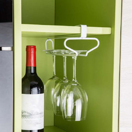 Wrought Iron Wine Glass Holder Upside Down Goblet Creative Hanging Cup Holder
