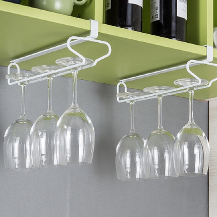 Wrought Iron Wine Glass Holder Upside Down Goblet Creative Hanging Cup Holder