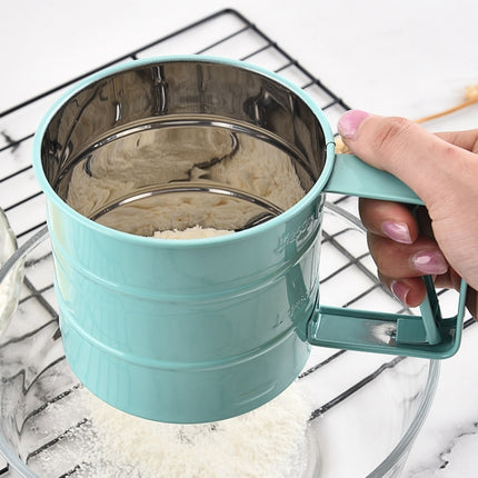 Stainless Steel  Flour Sieve Baking Tool Hand-Pressed Flour Sieve - DealBuddy
