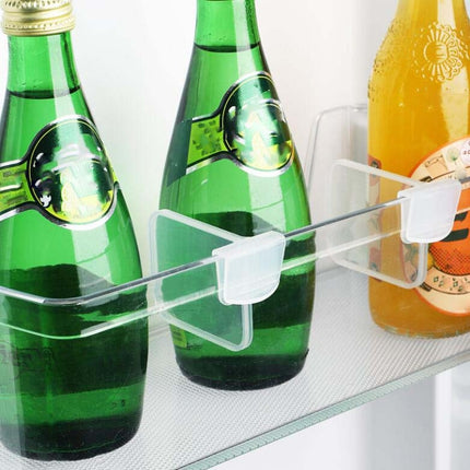4pcs / Set Refrigerator Internal Drawer Shelf Classification Partition Plastic Transparent Baffle