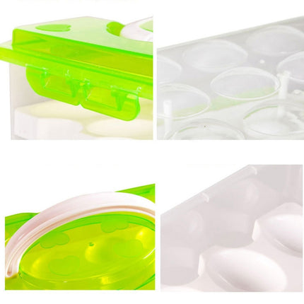Portable 2 Layers 24 Slots PP Plastic Egg Holder Storage Case Box
