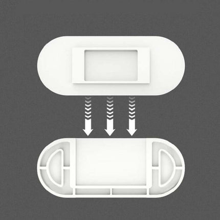 5pcs Outlet Holder Wall Mount Plug Board Socket Fixing Frame