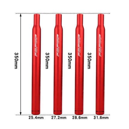 FMFXTR Aluminum Alloy Mountain Bike Extended Seat Post, 25.4x350mm (Black), 25.4x350mm (Red), 25.4x350mm (Blue), 25.4x350mm (Silver), 27.2x350mm (Black), 27.2x350mm (Red), 27.2x350mm (Blue), 27.2x350mm (Silver), 28.6x350mm (Black), 28.6x350mm (Red)    ...