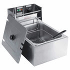 Desktop Thickening Electric Fryer Fried Chicken Legs Fries Stainless Steel Electric Fryer With Basket