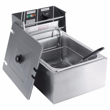 Desktop Thickening Electric Fryer Fried Chicken Legs Fries Stainless Steel Electric Fryer With Basket