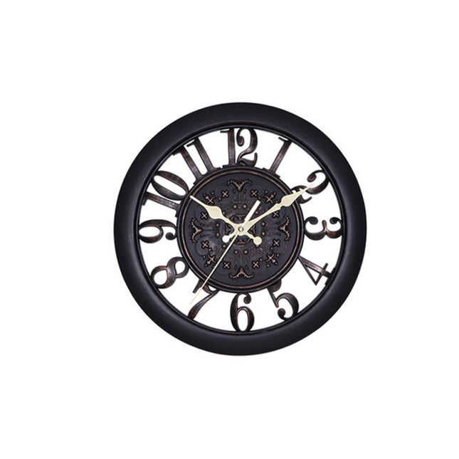 Home Round Retro Living Room Quartz Wall Clock