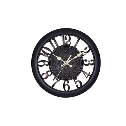 Home Round Retro Living Room Quartz Wall Clock