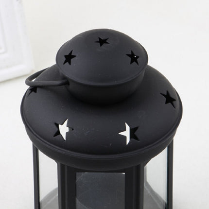 Hollow Star Iron Candle Holder Metal Crafts Portable Candle Holder Decoration