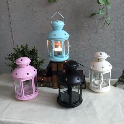 Hollow Star Iron Candle Holder Metal Crafts Portable Candle Holder Decoration - DealBuddy