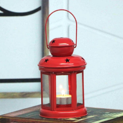 Hollow Star Iron Candle Holder Metal Crafts Portable Candle Holder Decoration - DealBuddy
