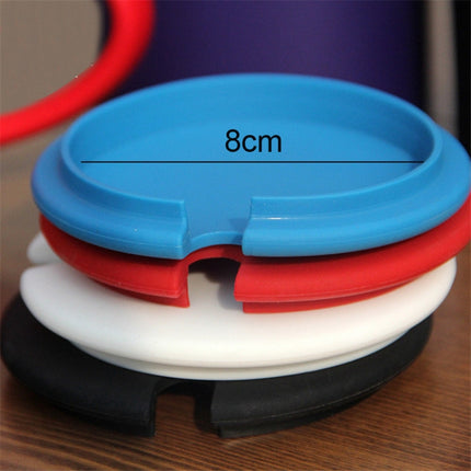 5 PCS Creative Cup Lids Food-grade Silicone Cup Cover Heat-resistant Safe Healthy Silicone Lid with Gap - DealBuddy