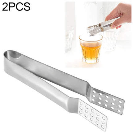 2 PCS Stainless Steel Tea Bag Clip Resistant Teabag Squeezer