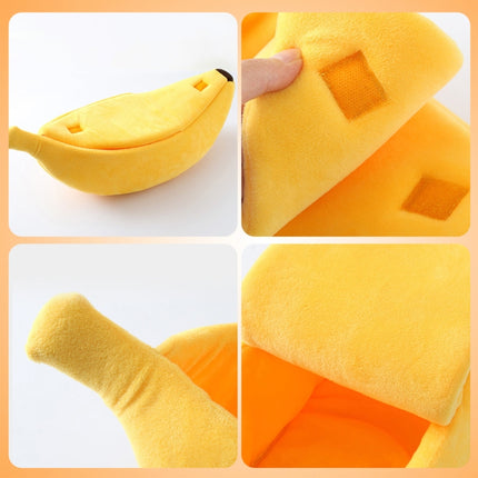 Creative Kennel Banana Shape Cat Litter Winter Warm Pet Nest, S, M, L, XL - DealBuddy