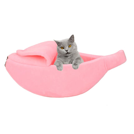 Creative Kennel Banana Shape Cat Litter Winter Warm Pet Nest, S, M, L, XL - DealBuddy