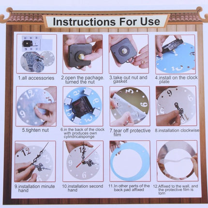 Butterfly Star 3D Acrylic Stereo Living Room Bedroom Decorating Mirror Wall Clock