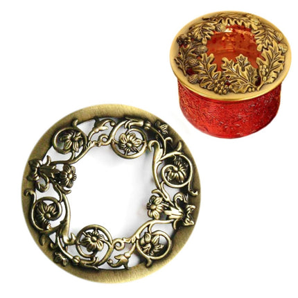 Built-in Wrought Iron Polythermal Anti-hanging Wall Scented Candle Zinc Alloy Smart Cover