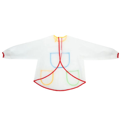 Drawing Waterproof Anti-dirty Transparent Apron for Children