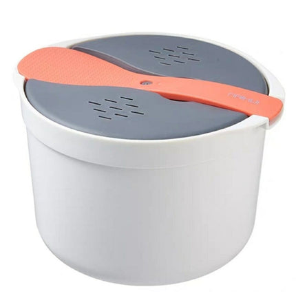Kitchenware Microwave Oven Utensils Rrice Cooker Heating Steamer Pot Steamed Rice Box