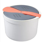 Kitchenware Microwave Oven Utensils Rrice Cooker Heating Steamer Pot Steamed Rice Box