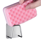 Stainless Steel Sponge Drain Rack Storage Rack Kitchen Bathroom Organizer Rack