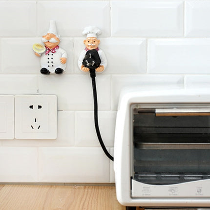 Cute Wall Self Adhesive Plug Resin Hook Kitchen Rack
