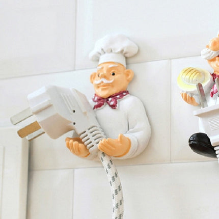 Cute Wall Self Adhesive Plug Resin Hook Kitchen Rack