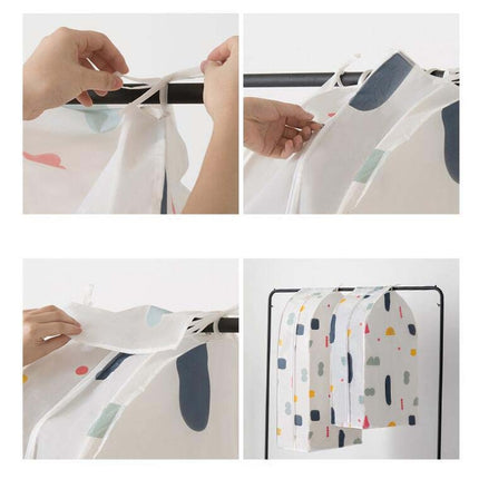 Three-dimensional Hanger Pocket Wardrobe Coat Hanger Pocket Dust Cover, Small, Large - DealBuddy