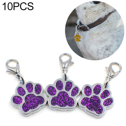 10 PCS Enamel Cat Dog  Bear Paw Prints Key Chain Jewelry Making - DealBuddy