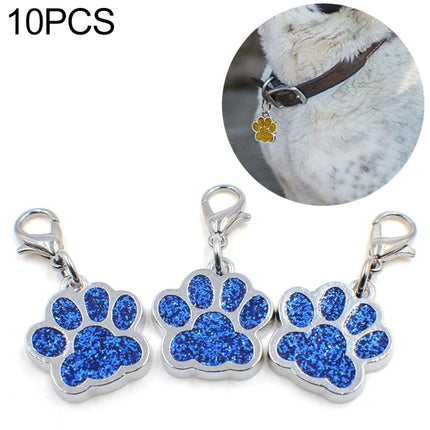 10 PCS Enamel Cat Dog  Bear Paw Prints Key Chain Jewelry Making - DealBuddy