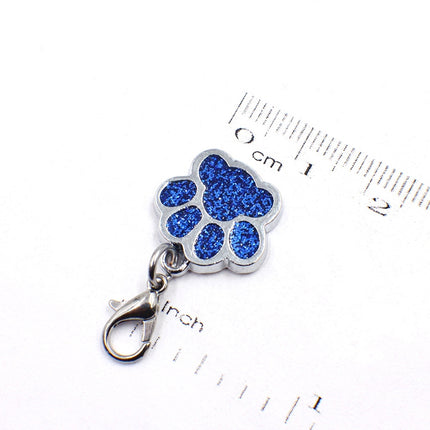 10 PCS Enamel Cat Dog  Bear Paw Prints Key Chain Jewelry Making - DealBuddy