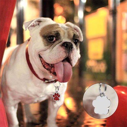 10 PCS Enamel Cat Dog  Bear Paw Prints Key Chain Jewelry Making - DealBuddy