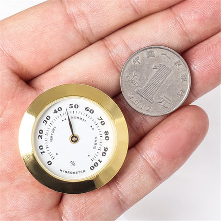 38mm Hygrometer High Precision Home / Guitar Violin Case / Cigar Thermometer - DealBuddy