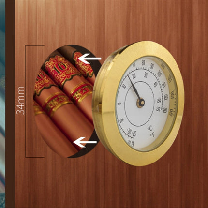 38mm Hygrometer High Precision Home / Guitar Violin Case / Cigar Thermometer, Thermometer - DealBuddy