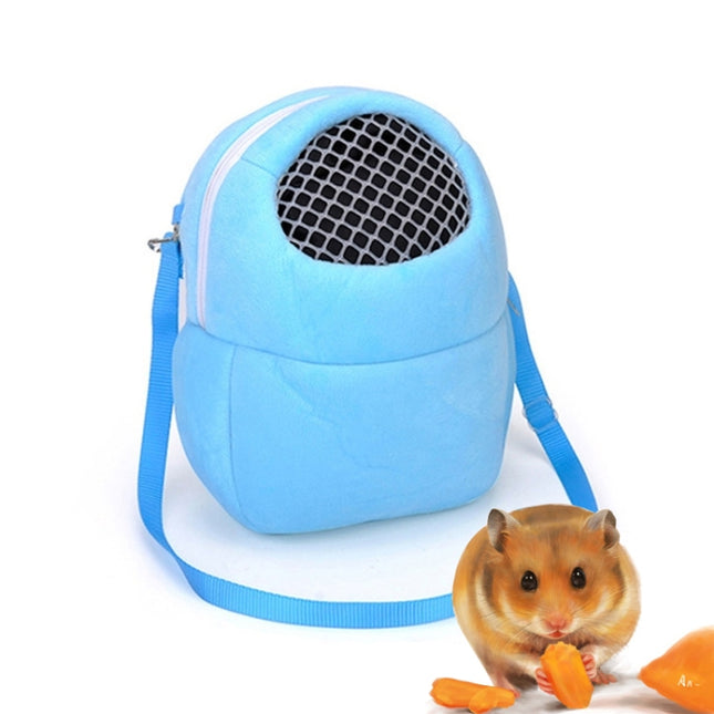 Pet Bag Small Pet Hamster Carrier Pure Color Leash Travel Bag, S - DealBuddy