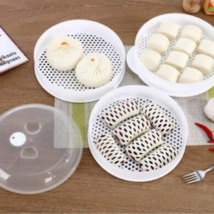 Microwave Steamer Cooker Steam Cooking Pot Accessories Vegetables Seafood Steamer