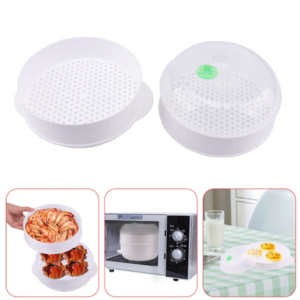 Microwave Steamer Cooker Steam Cooking Pot Accessories Vegetables Seafood Steamer