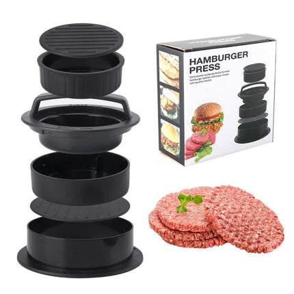LsCook Hamburger Meat Press Tool Patty Maker Mold Cutlet, 2PCS Black - DealBuddy