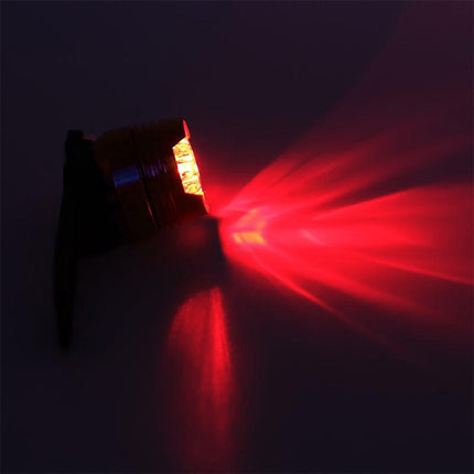 Aluminum Bicycle Cycling Front Rear Tail Helmet Red White LED Flash Lights Safety Warning Lamp Cycling Caution Light Waterproof