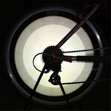 2 BAGS Bicycle Mountain Bike Riding Wheel Rim Spoke Mount Clip Tube Warning Light Strip Outdoor Reflector