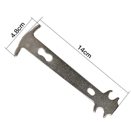 2pcs Bicycle Chain Wear Indicator Checker Mountain Road Bike MTB Chains Gauge Measurement Ruler Cycling Replacement Repair Tool