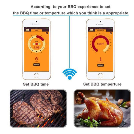 BBQ Kitchen Wireless Bluetooth Smart Food Oven Thermometer - DealBuddy