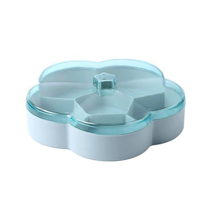 Flower-shaped Transparent Wedding Candy Snack Dried Fruit Storage Box, Single Layer, Double Layer - DealBuddy