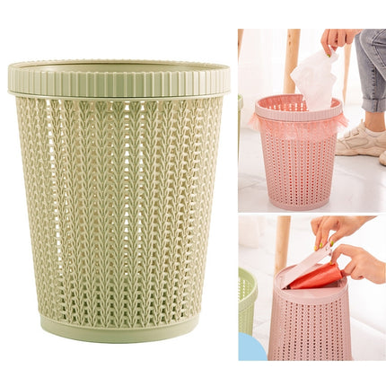 Household Removable Plastic Trash Bin Built-in Trash Bag Box