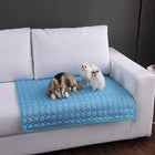 SFB104 Summer Cooling Mats Blanket Ice Pet Dog Cat Bed Mats, 50x40cm, 63x50cm, 70x56cm, 102x70cm - DealBuddy