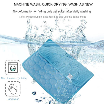 SFB104 Summer Cooling Mats Blanket Ice Pet Dog Cat Bed Mats, 50x40cm, 63x50cm, 70x56cm, 102x70cm - DealBuddy