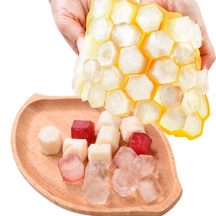 37 Grids Ice Cubes Honeycomb Ice Cream Maker Form DIY Mould Popsicle Molds Yogurt Ice Box Fridge Treats Freezer - DealBuddy