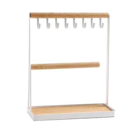 Hook Jewelry Rack Mobile Phone Jewelry Glasses Desktop Two-layer Display Rack, Jewelry Rack - DealBuddy