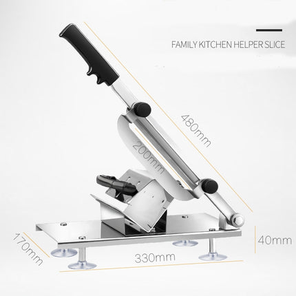 Alloy Stainless Steel Household Manual Thickness Adjustable Meat Vegetables Slicer Meat Slicing Machine