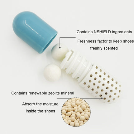 2pcs/Pack Multifunctional Capsule Shoe Deodorizer